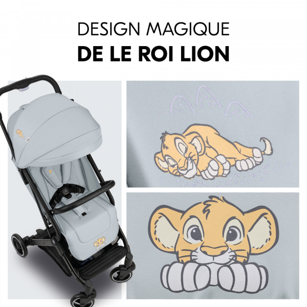Poussette compacte travel n care simba le roi lion Hauck