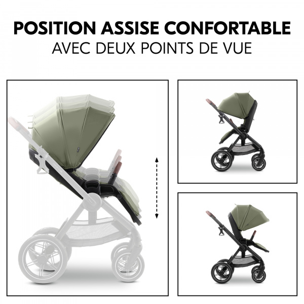 Poussette duo comfort n care set olive Hauck
