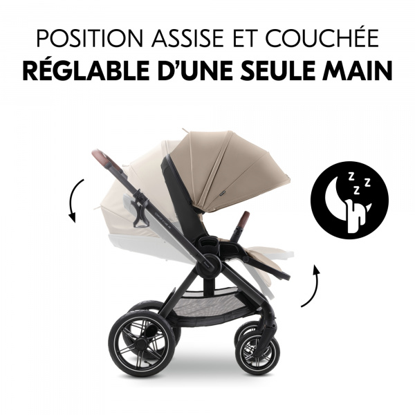 Poussette duo comfort n care air set mocha Hauck