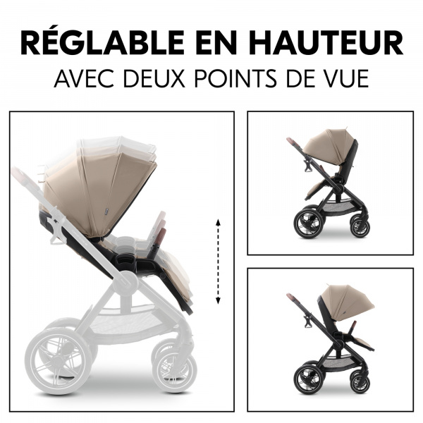 Poussette duo comfort n care air set mocha Hauck
