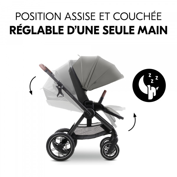 Poussette duo comfort n care air set dark grey Hauck