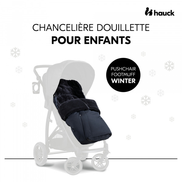 Chancelière hiver universelle black Hauck