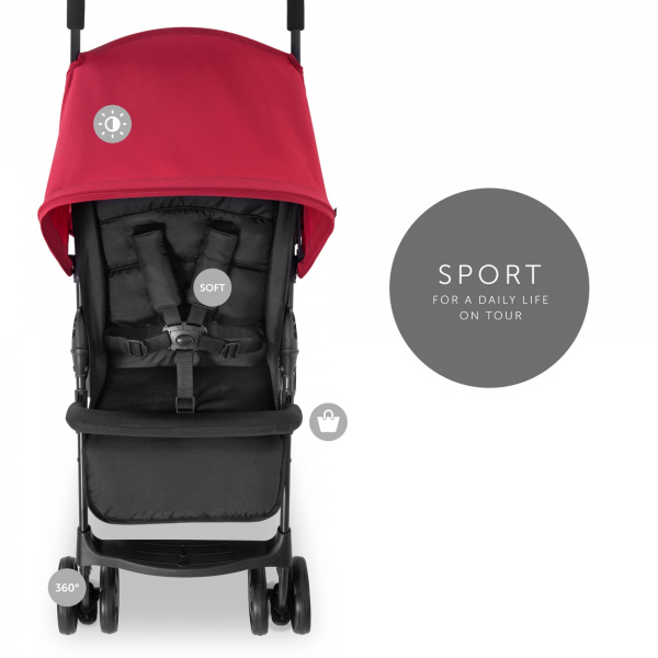 Poussette canne sport red Hauck