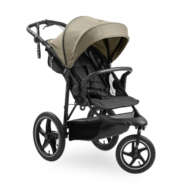 Poussette 3 roues runner 3 olive Hauck