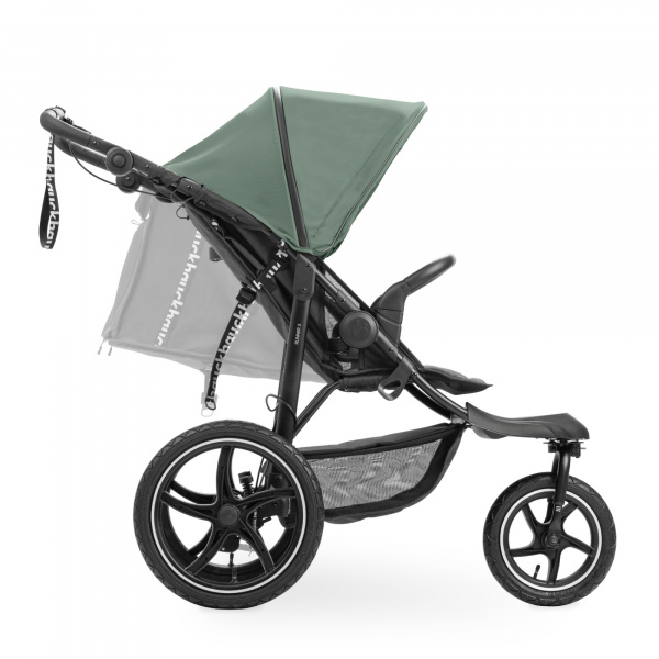 Poussette 3 roues runner 3 jungle green Hauck