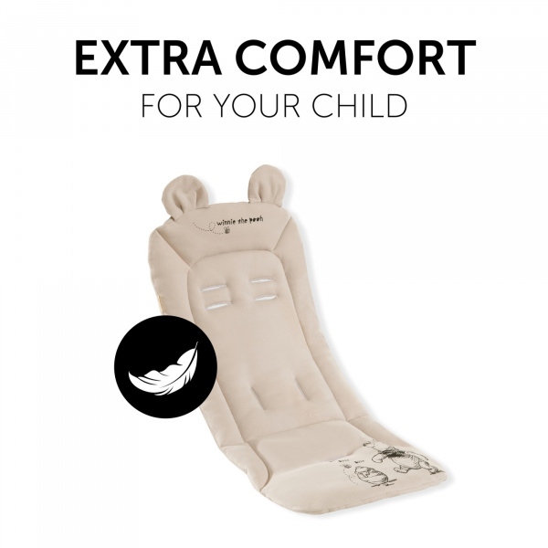 Assise de poussette universelle winnie l'ourson beige Hauck