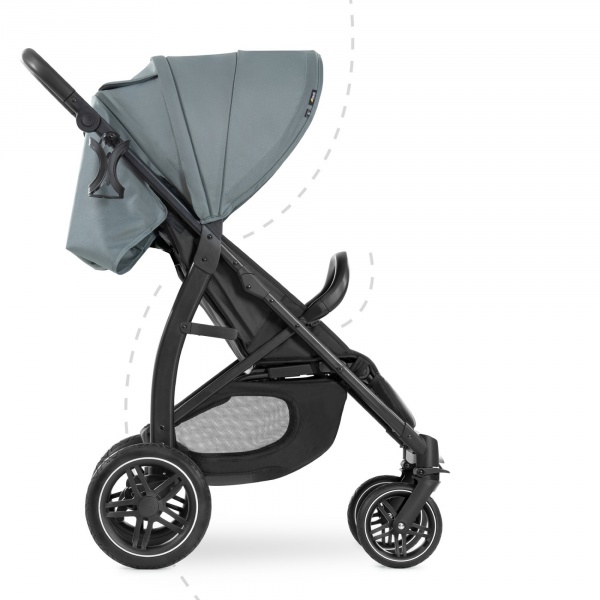 Poussette rapid 4d jungle green Hauck