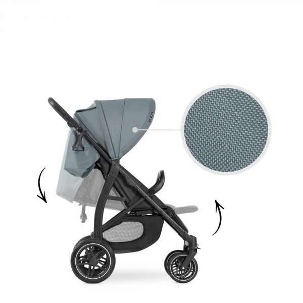 Poussette rapid 4d jungle green Hauck