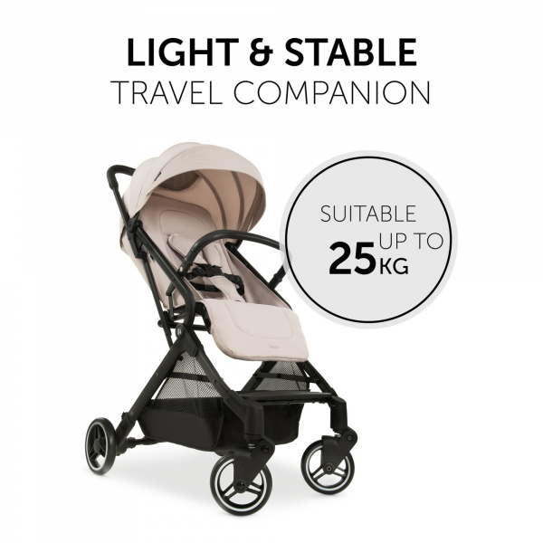 Poussette compacte travel n care beige Hauck