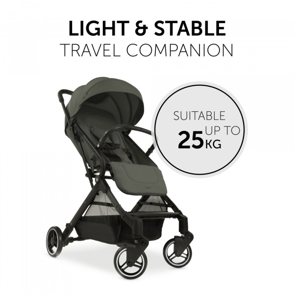 Poussette compacte travel n care dark olive Hauck