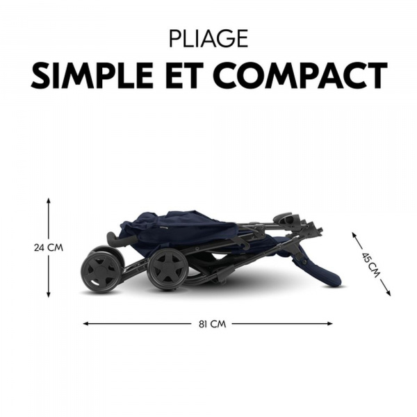 Poussette sport dark blue Hauck