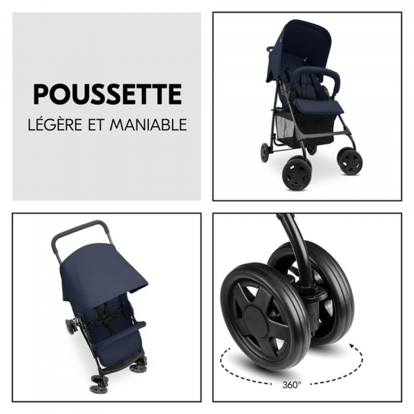 Poussette sport dark blue Hauck