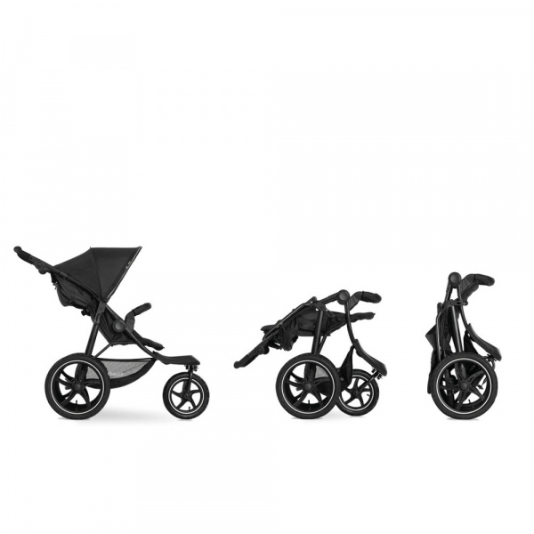 Poussette runner 2 black Hauck