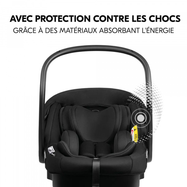 Pack duo poussette compacte travel n care olive + siège auto drive n care avec adaptateurs Hauck