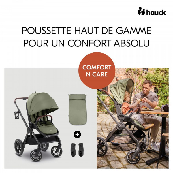 Poussette comfort n care olive Hauck