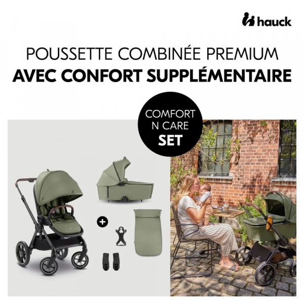 Poussette comfort n care olive Hauck