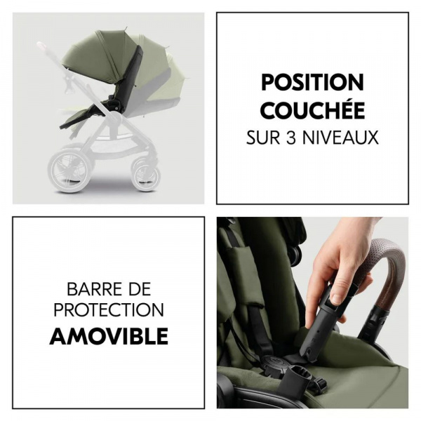 Poussette comfort n care olive Hauck