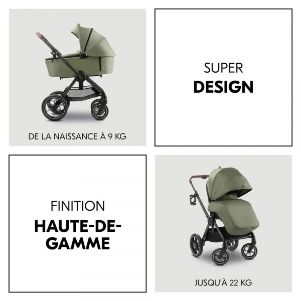 Poussette comfort n care olive Hauck