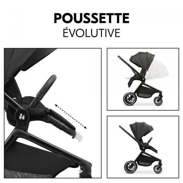 Poussette duo move n care black Hauck