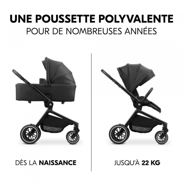 Poussette duo move n care black Hauck