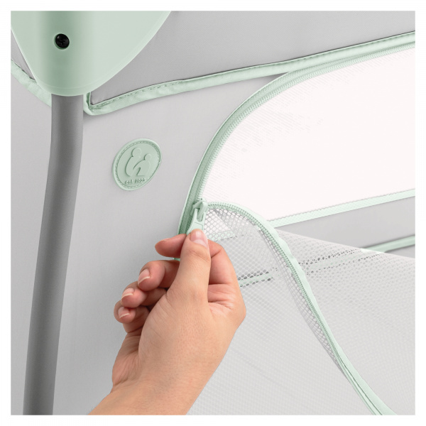 Lit parapluie 3 en 1 sleep n play go plus dusty-mint Hauck