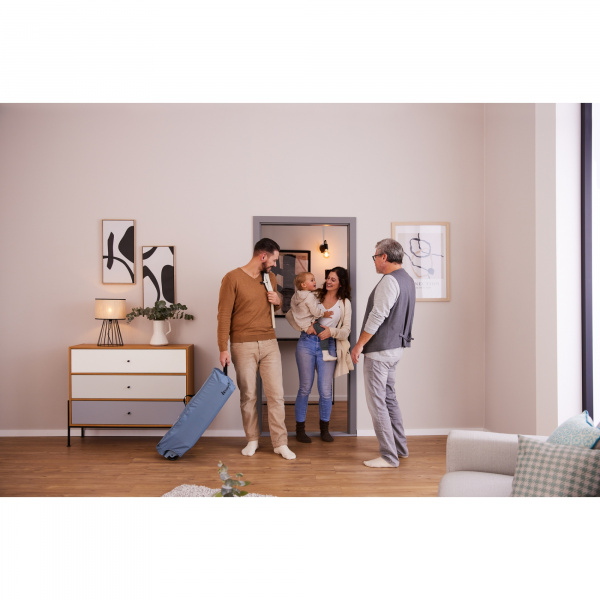 Lit parapluie 3 en 1 sleep n play plus dusty-blue Hauck