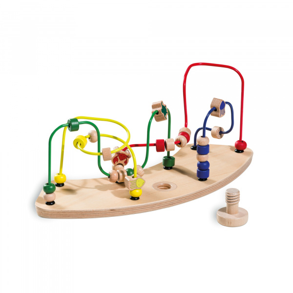 Jeux pour plateau de chaise haute en bois play moving Hauck