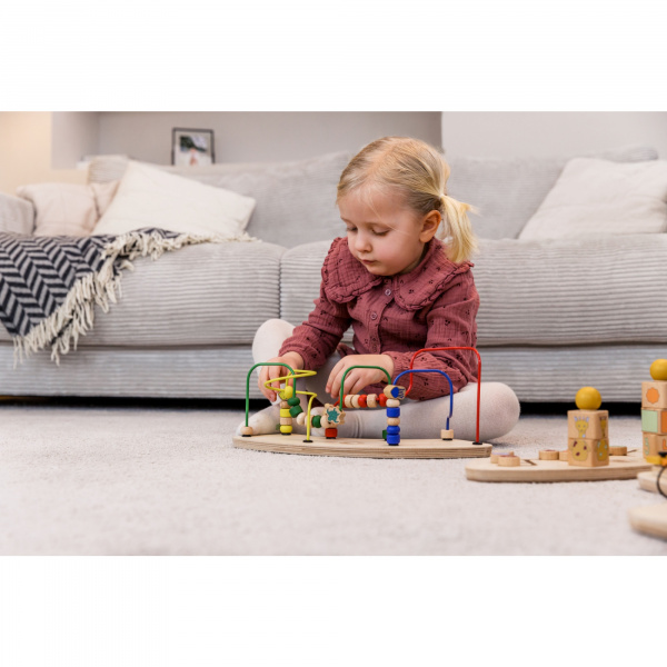 Jeux pour plateau de chaise haute en bois play moving Hauck