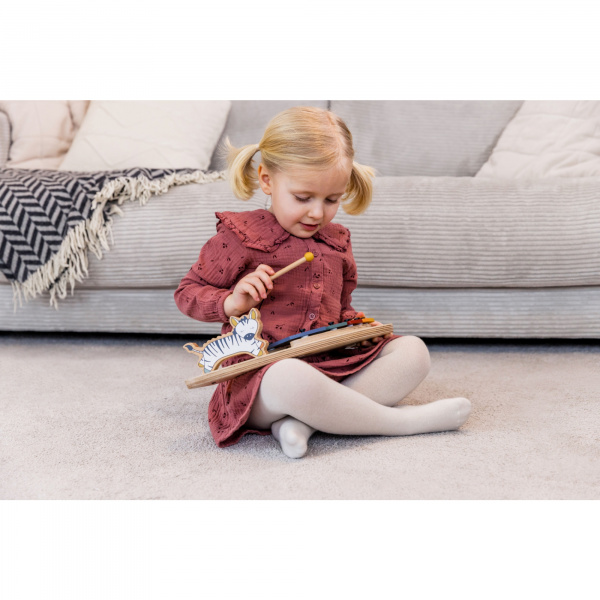 Jeux pour plateau de chaise haute en bois play music Hauck