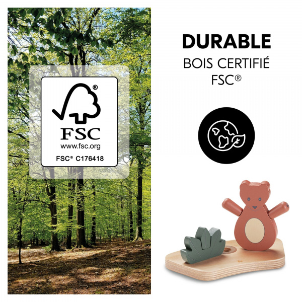 Jeux de plateau pour chaise haute en bois play shaking s Hauck