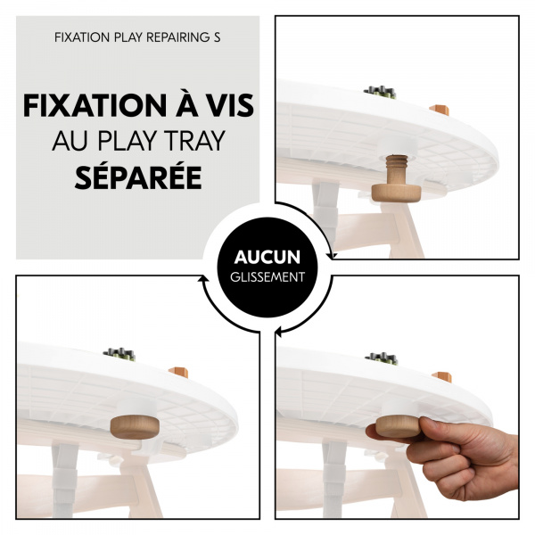 Jeux de plateau pour chaise haute en bois arketa play repairing s Hauck