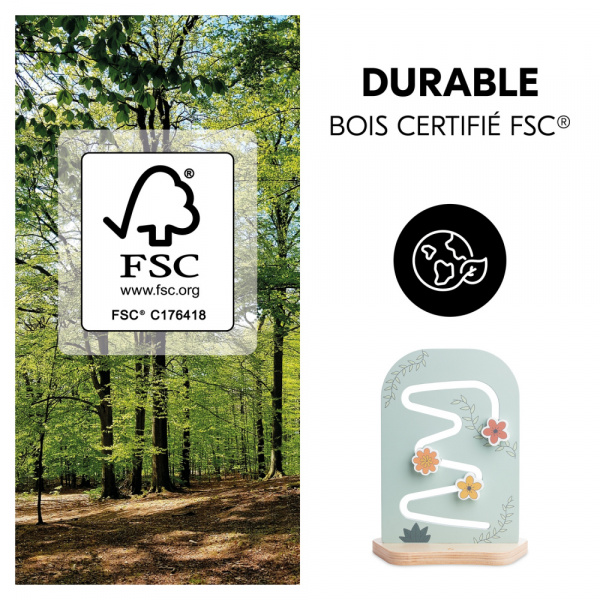 Jeux de plateau pour chaise haute en bois arketa play planting s Hauck