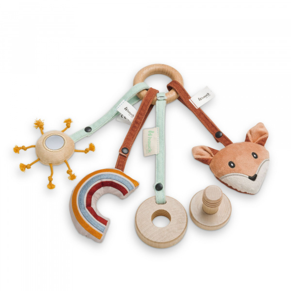 Jeux pour plateau de chaise haute en bois play catching s Hauck