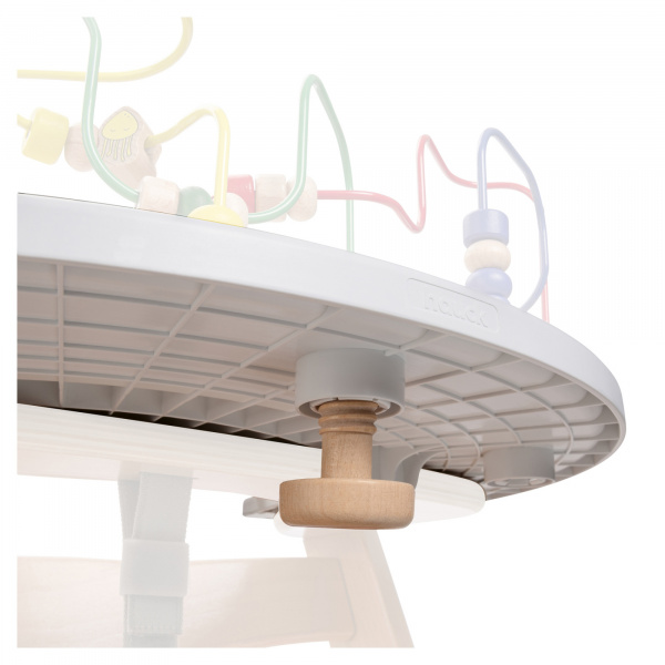 Plateau de jeu pour chaise haute alpha+ bois blanc Hauck