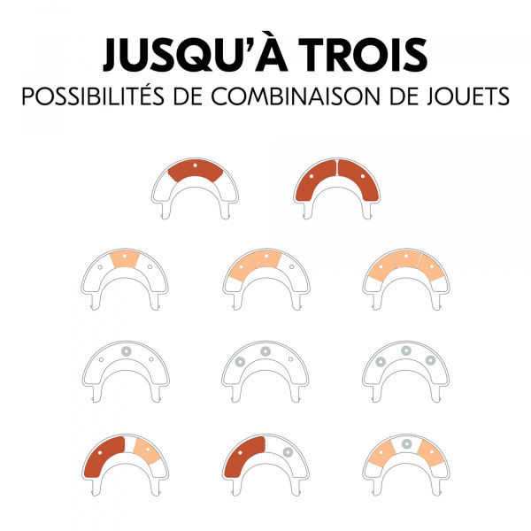 Jeux de plateau pour chaise haute en bois play cockpit Hauck