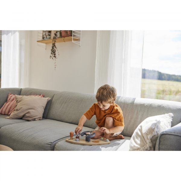 Jeux de plateau pour chaise haute en bois play cockpit Hauck