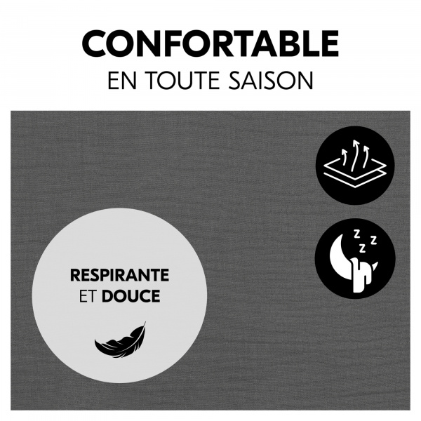 Housse pour transat bébé dark grey Hauck