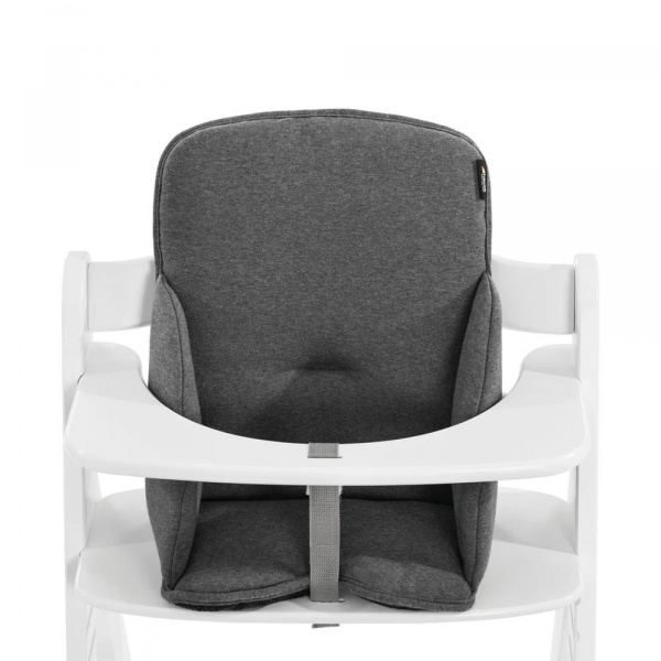 Pack chaise haute évolutive alpha naturelle avec tablette alpha click tray white+alpha cosy select jersey charcoal Hauck