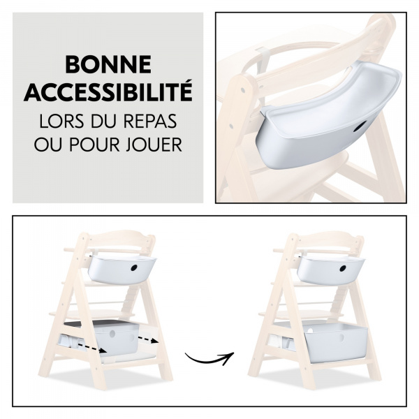 Boîtes de rangement pour chaise haute alpha+ Hauck