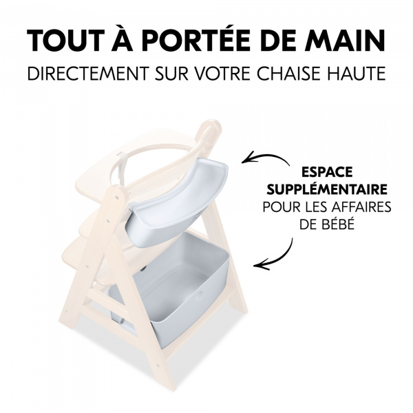 Boîtes de rangement pour chaise haute alpha+ Hauck
