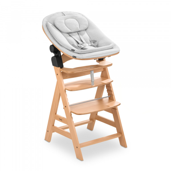 Transat bébé pour chaise haute arketa bouncer eco light-grey Hauck