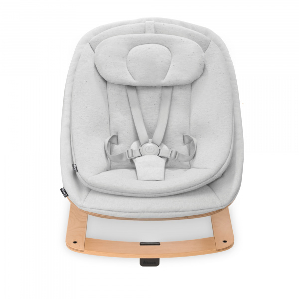Transat bébé pour chaise haute arketa bouncer eco light-grey Hauck