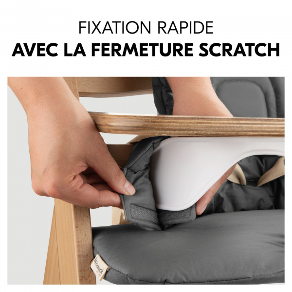 Coussin d'assise pour chaise haute dark grey Hauck