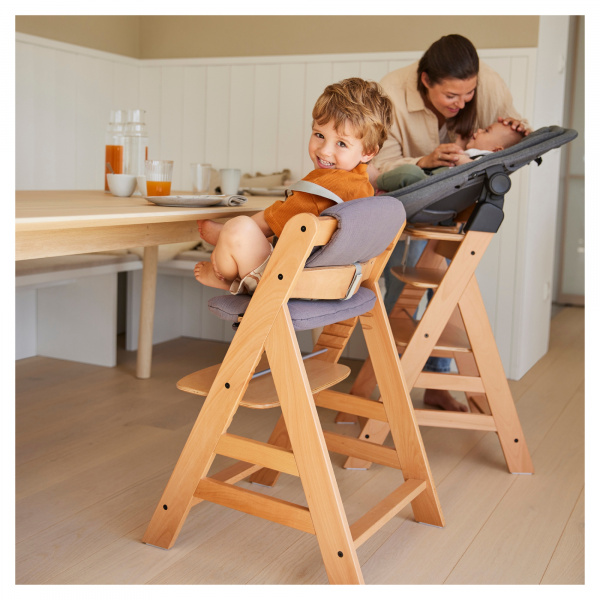 Coussin de chaise haute select jersey flowers rose Hauck