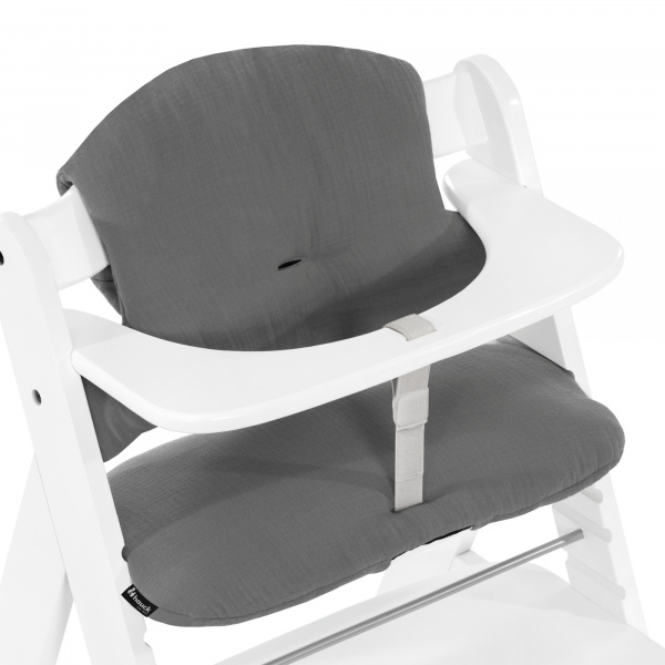 Coussin de chaise haute select jersey flowers rose Hauck