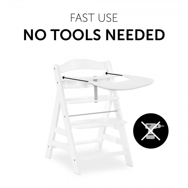 Tablette alpha click white Hauck