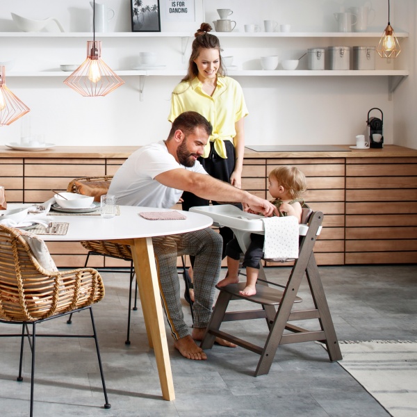 Tablette pour chaise haute alpha blanche Hauck