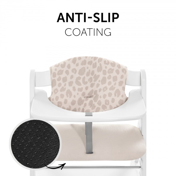 Coussin de chaise haute select muslin leo natural Hauck