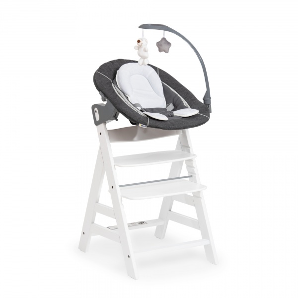 Transat balancelle alpha deluxe melange grey Hauck