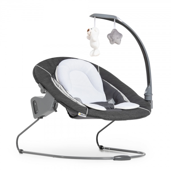 Transat balancelle alpha deluxe melange grey Hauck